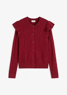 Ajour vest van katoen, bonprix