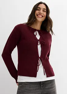 Vest met strikdetails, bonprix
