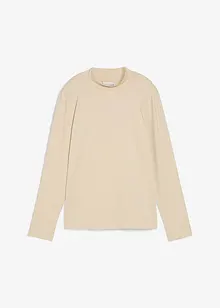 Longsleeve met opstaande kraag en gerecycled polyamide, bonprix
