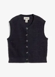 Mouwloos vest van een verengaren-viscosemix, bonprix