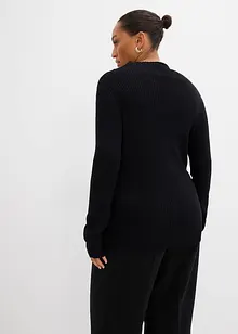 Geribd shirt in een viscosemix, bonprix