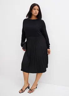 Midi jurk in een viscosemix, bonprix