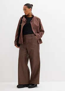Imitatieleren broek, bonprix