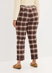 Geruite broek met turn-ups, bonprix