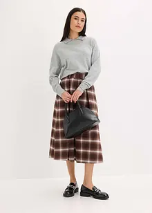 Fijn gebreide trui met viscose, bonprix