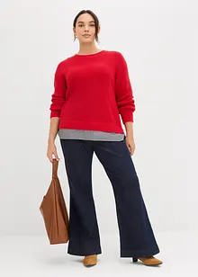 Flared jeans, high waist, bonprix