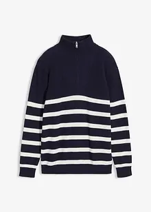 Fijngebreide schipperstrui van katoen, bonprix