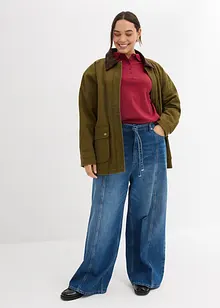 Wide leg jeans high waist, bonprix