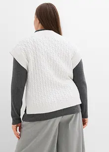 Spencer met kabelpatroon, bonprix