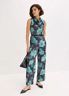 Jumpsuit van soepelvallend satijn, bonprix