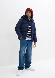 Gewatteerde jas met capuchon, bonprix