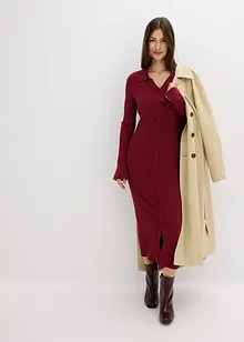 Gebreide jurk in een zachte viscosemix, bonprix
