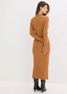 Gebreide jurk in een zachte viscosemix, bonprix