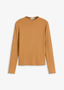 Accentuerend geribd shirt, bonprix