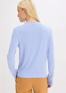 Accentuerend geribd shirt, bonprix