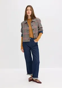 Accentuerend geribd shirt, bonprix