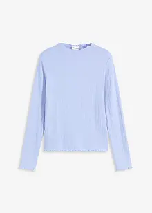 Accentuerend geribd shirt, bonprix