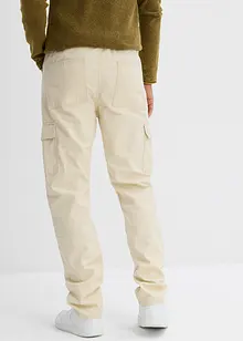 Relaxed fit cargo broek van katoenen canvas, straight, bonprix