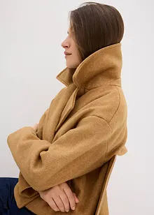 Tussenjas in een wollen look, bonprix