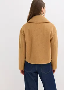 Tussenjas in een wollen look, bonprix