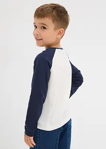 Longsleeve met raglanmouwen van biologisch katoen, bonprix