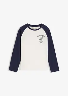 Longsleeve met raglanmouwen van biologisch katoen, bonprix