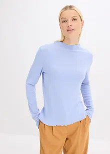 Accentuerend geribd shirt, bonprix