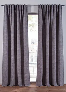 Verduisterend gordijn met een gemêleerde structuur (1 stuk), bonprix