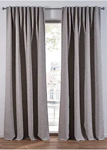 Verduisteringsgordijn met geweven structuur (1 stuk), bonprix