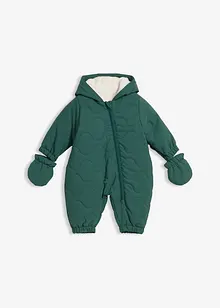 Gewatteerde sneeuwpak met afneembare handschoenen, bonprix