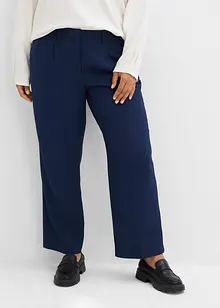 Wijde 7/8 broek van elastisch biologisch katoenmix, bonprix