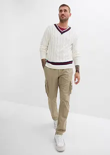 Regular fit cargo broek, straight, bonprix