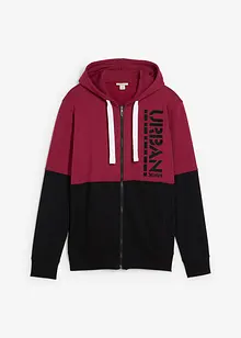 Sweatvest met capuchon van biologisch katoen, bonprix