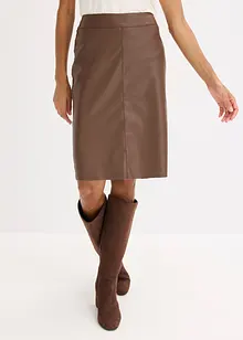 Imitatieleren kokerrok, bonprix