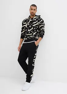 Sweatbroek met inzetstuk, regular fit, bonprix