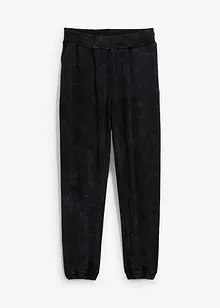 Sweatpants van biologisch katoen in washed out look, loose fit, bonprix