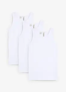 Hemd met zacht biologisch katoen (set van 3), bonprix