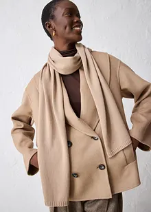 Fijn gebreide sjaal van merinowol, bonprix