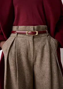 Smalle leren riem, bonprix