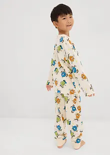 Pyjama van biologisch katoen (4-dlg. set), bonprix