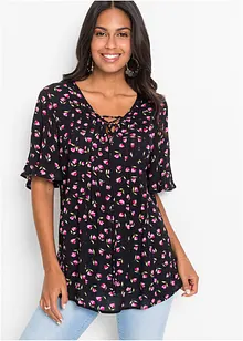 Tuniek met vetersluiting, bonprix