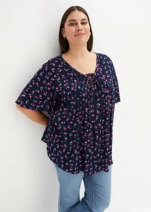 Tuniek met vetersluiting, bonprix