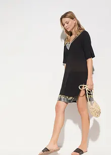Transparante strandtuniek van viscose, bonprix