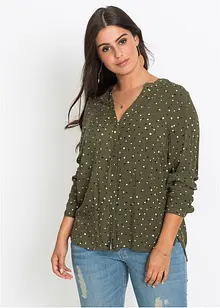 Blouse met stippen, bonprix