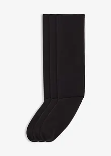 Thermo kniekousen (3 paar) 120 den van pantymateriaal met fleece binnenin, bonprix