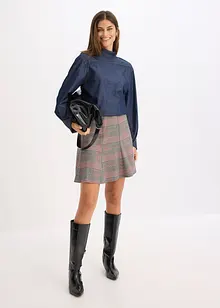 Spijkerblouse met lange manchetten, bonprix