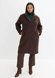 Korte coat in wollen look, bonprix