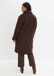 Korte coat in wollen look, bonprix