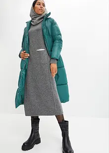 Gebreide jurk met een col, bonprix