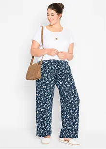 Palazzo broek in een viscosemix, bonprix